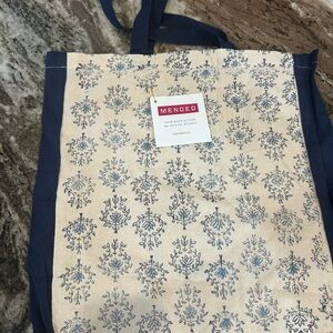 BNWT Mended hand block printed Tote Bag by survivor artisans